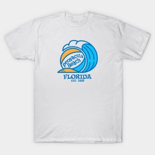 Pensacola Beach Wave (Full Color) T-Shirt